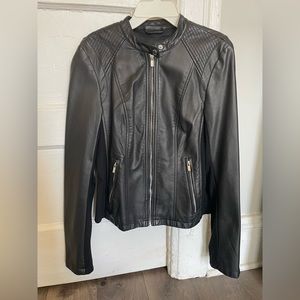 Black “leather” jacket